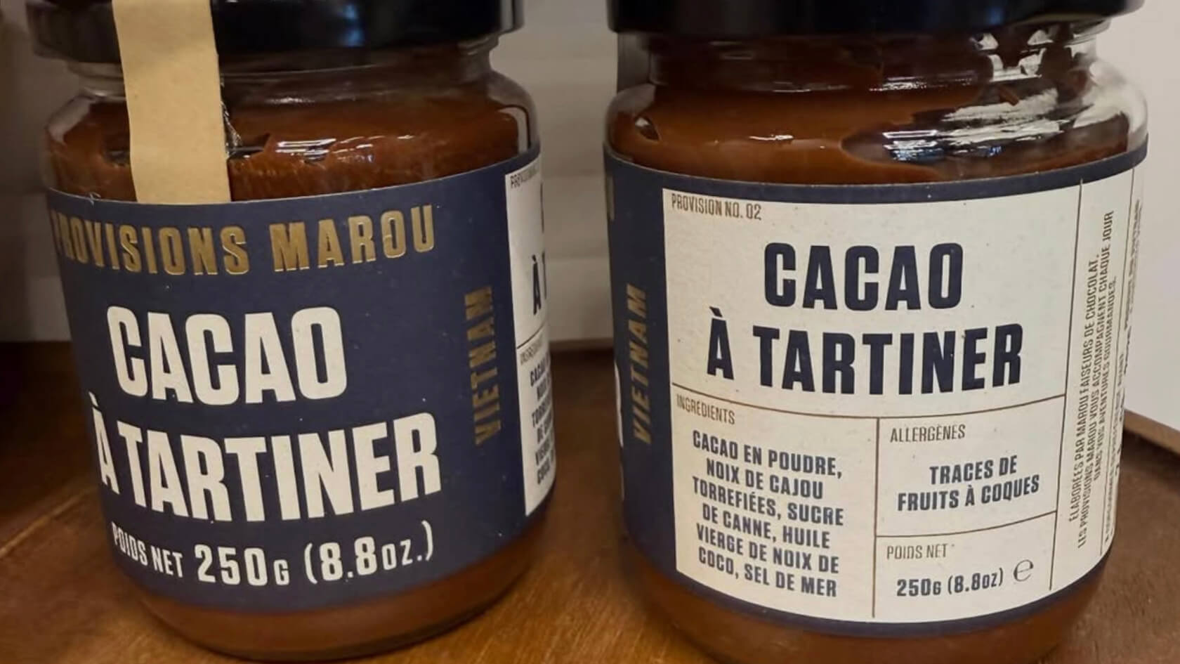 Pâte à tartiner chocolat Marou dans la boutique Green Bean Cà Phê à Villiers-sur-Marne