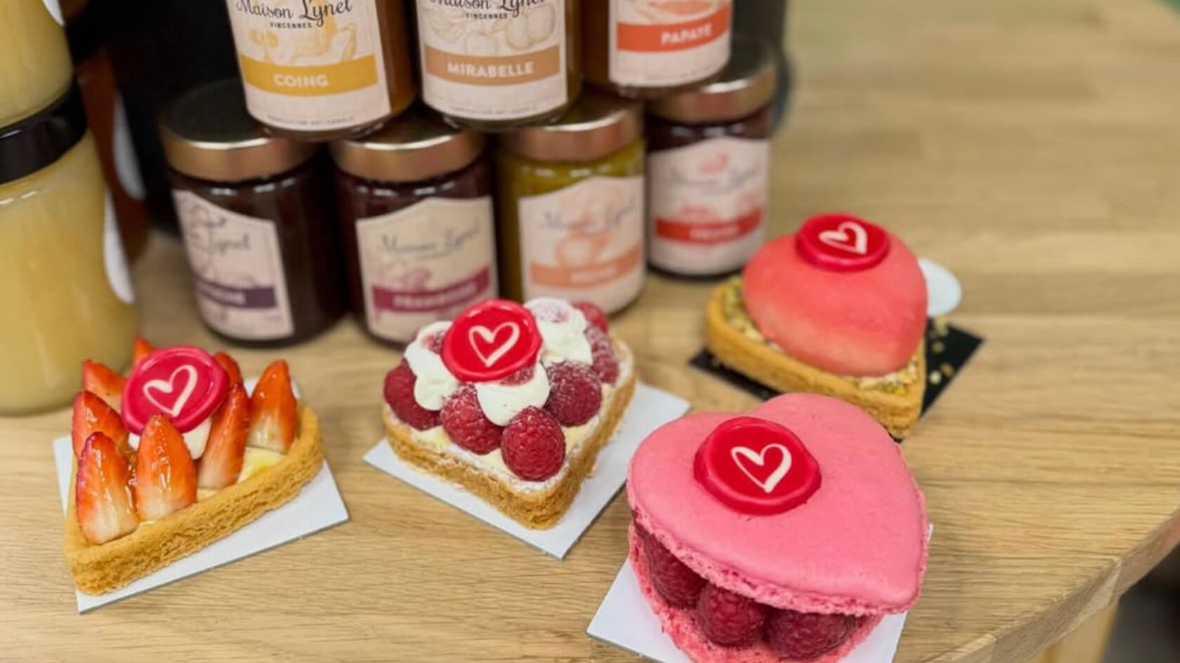 Gâteaux de St valentin - Green Bean Cà Phê