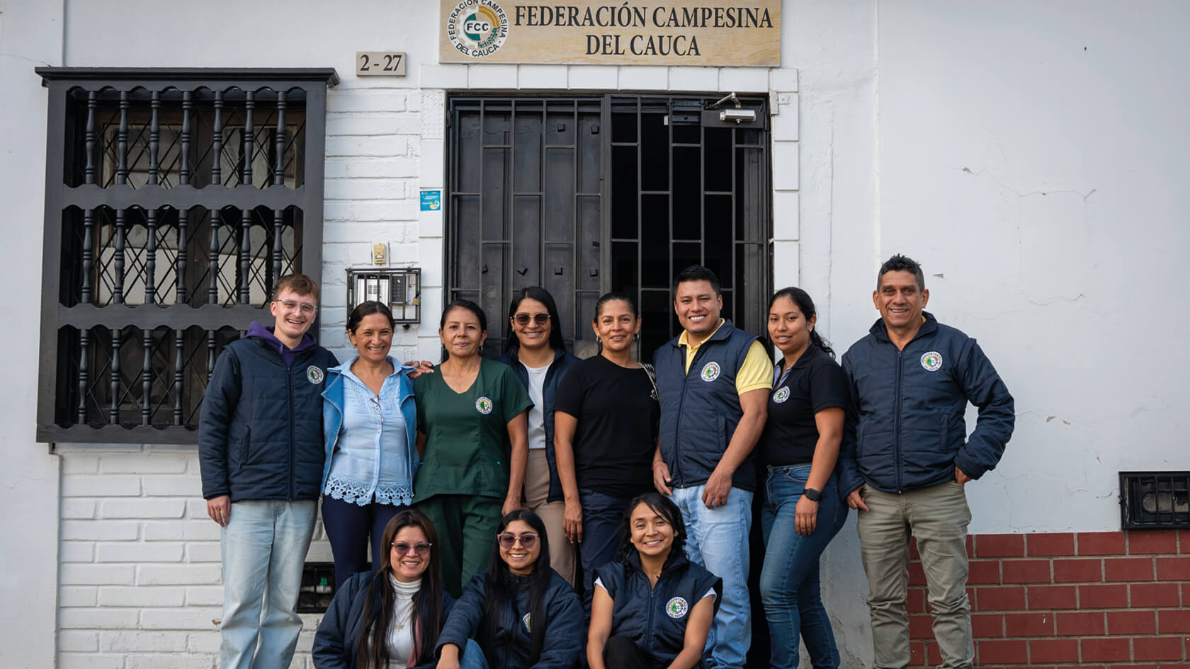 Portrait de petits producteurs de la Federación Campesina del Cauca (FCC) en Colombie