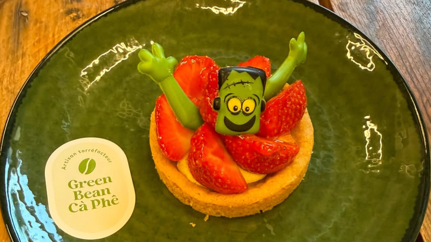 Pâtisserie spéciale Halloween dans notre coffee shop Green Bean Cà Phê !